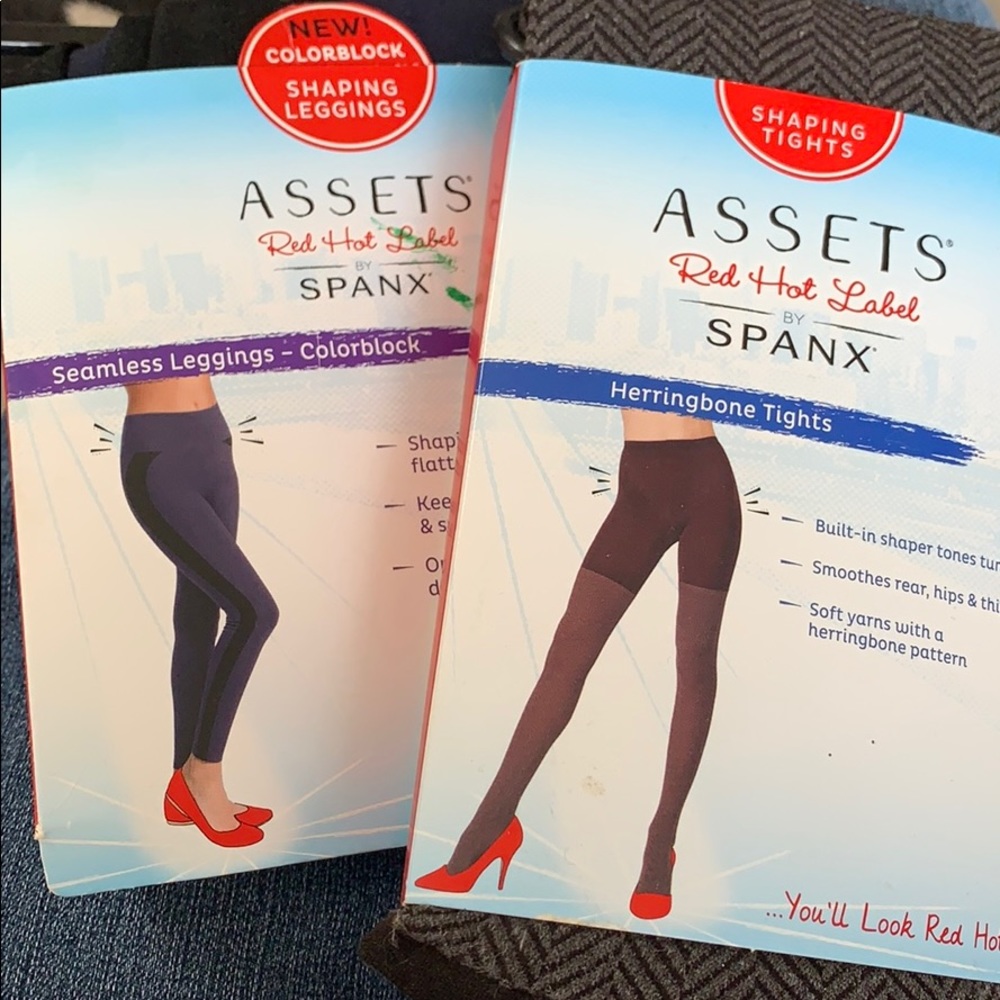 SPANX Seamless leggings /herringbone tights
